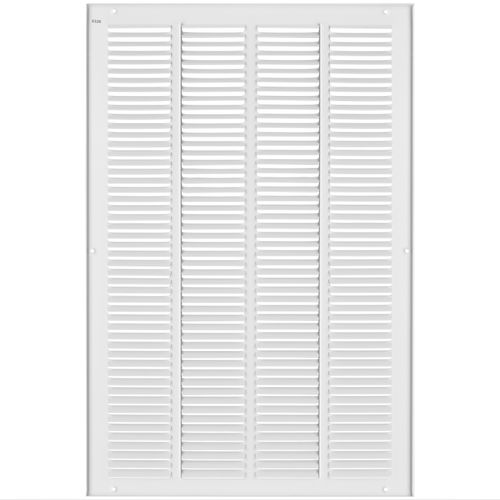 Main product image of 16" x 25" (Wall Opening Size) Sidewall/Ceiling Return Air Grille w/ 1/2" Fin Spacing (White)