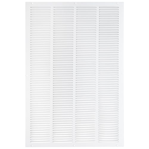 Main product image of 20" x 30" (Wall Opening Size) Sidewall/Ceiling Return Air Grille w/ 1/2" Fin Spacing (White)