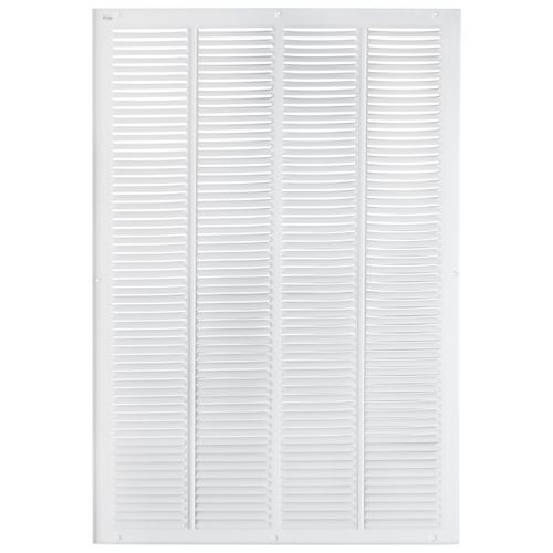 Main product image of 20" x 30" (Wall Opening Size) Sidewall/Ceiling Return Air Grille w/ 1/2" Fin Spacing (White)