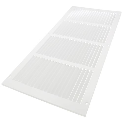 Main product image of 24" x 10" (Wall Opening Size) Sidewall/Ceiling Return Air Grille (White)