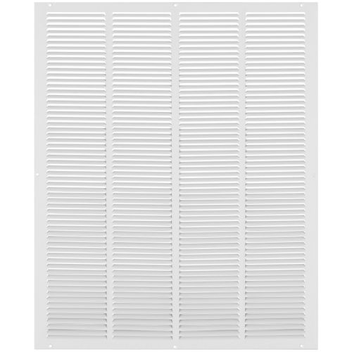 Main product image of 24" x 30" (Wall Opening Size) Sidewall/Ceiling Return Air Grille w/ 1/2" Fin Spacing (White)
