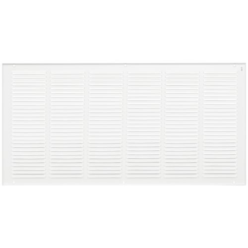 Main product image of 30" x 14" (Wall Opening Size) Sidewall/Ceiling Return Air Grille w/ 1/2" Fin Spacing (White)