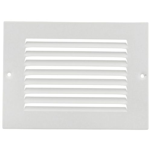 Main product image of 6" x 4" (Wall Opening Size) Sidewall/Ceiling Return Air Grille 1/2" (White)