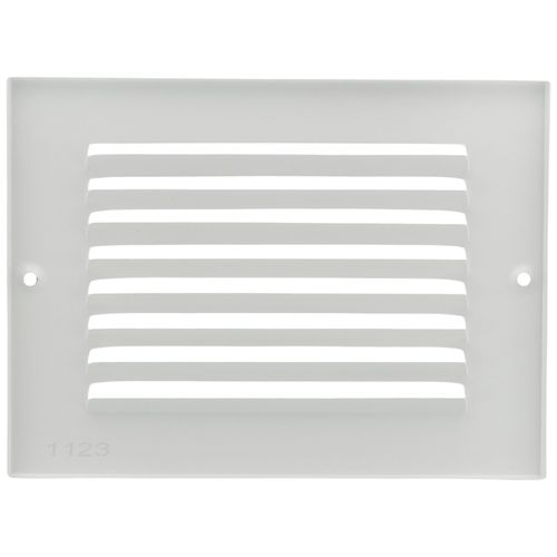 Main product image of 6" x 4" (Wall Opening Size) Sidewall/Ceiling Return Air Grille 1/2" (White)