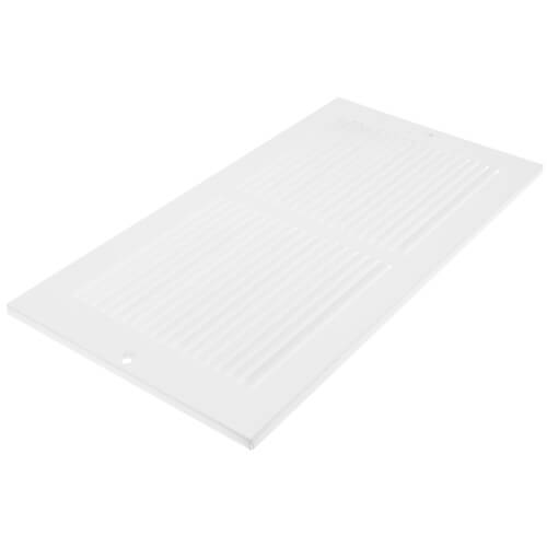 12" x 6" (Wall Opening Size) Return Air Grille, 1/3" (White)