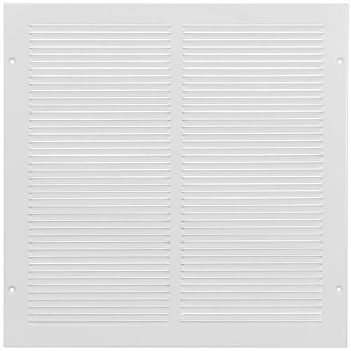 Main product image of 14" x 14" (Wall Opening Size) Return Air Grille, 1/3" (White)