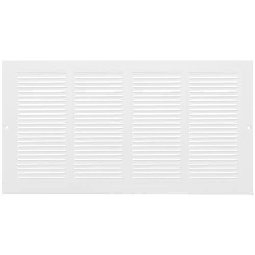 Main product image of 16" x 8" (Wall Opening Size) Return Air Grille, 1/3" (White)