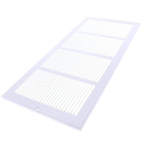 Main product image of 20" x 8" (Wall Opening Size) Return Air Grille, 1/3" (White)