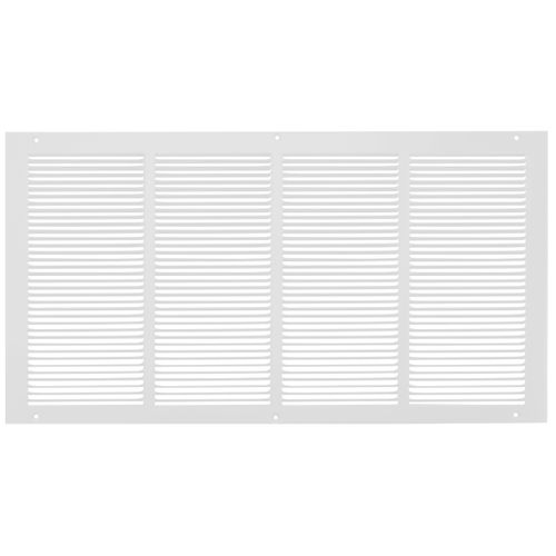 Main product image of 24" x 12" (Wall Opening Size) Return Air Grille, 1/3" (White)