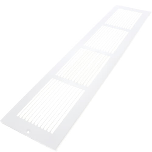 Main product image of 24" x 4" (Wall Opening Size) Return Air Grille, 1/3" (White)