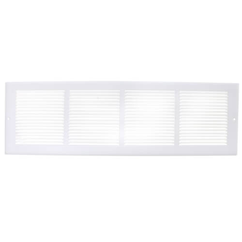 Main product image of 24" x 6" (Wall Opening Size) Return Air Grille, 1/3" (White)