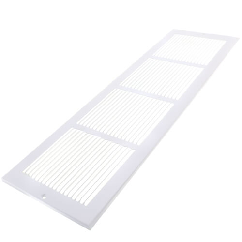 Main product image of 24" x 6" (Wall Opening Size) Return Air Grille, 1/3" (White)
