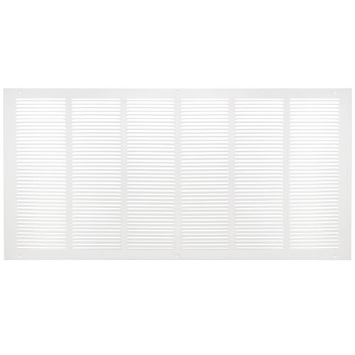 Main product image of 30" x 14" (Wall Opening Size) Return Air Grille, 1/3" (White)
