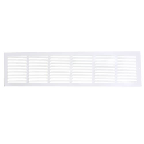 Main product image of 30" x 6" (Wall Opening Size) Return Air Grille, 1/3" (White)