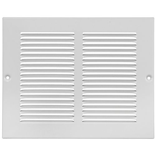 Main product image of 8" x 6" (Wall Opening Size) Return Air Grille, 1/3" (White)