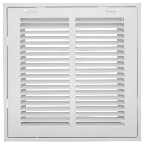 Main product image of 10" x 10" (Wall Opening Size) Sidewall/Ceiling Return Air Filter Grille, 1/2" (White)