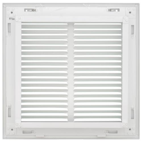 Main product image of 10" x 10" (Wall Opening Size) Sidewall/Ceiling Return Air Filter Grille, 1/2" (White)