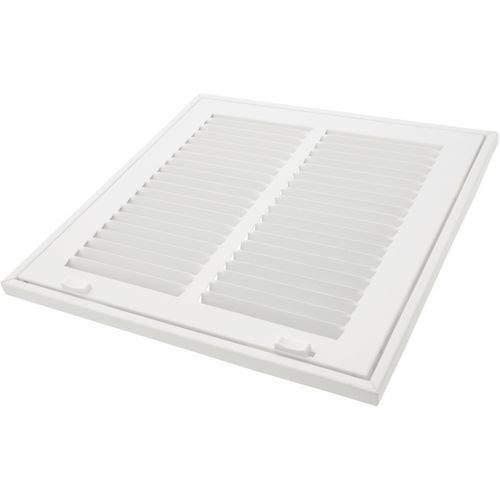 Main product image of 10" x 10" (Wall Opening Size) Sidewall/Ceiling Return Air Filter Grille, 1/2" (White)