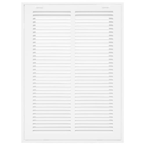 Main product image of 12" x 18" (Wall Opening Size) Sidewall/Ceiling Return Air Filter Grille w/ 1/2" Fin Spacing (White)