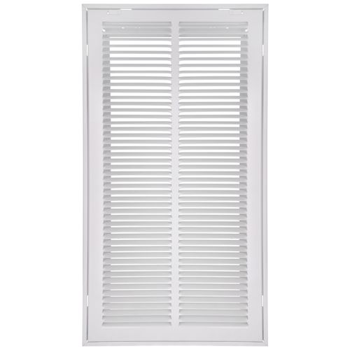 Main product image of 12" x 24" (Wall Opening Size) Sidewall/Ceiling Return Air Filter Grille, 1/2" (White)
