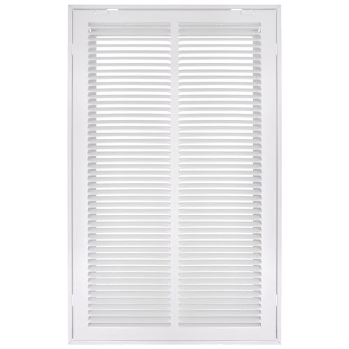 Main product image of 14" x 24" (Wall Opening Size) Sidewall/Ceiling Return Air Filter Grille, 1/2" (White)
