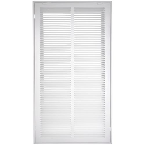 Main product image of 14" x 30" (Wall Opening Size) Sidewall/Ceiling Return Air Filter Grille, 1/2" (White)