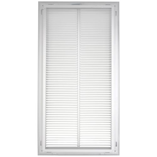 Main product image of 14" x 30" (Wall Opening Size) Sidewall/Ceiling Return Air Filter Grille, 1/2" (White)