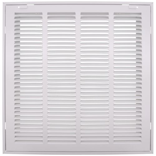 Main product image of 16" x 16" (Wall Opening Size) Sidewall/Ceiling Return Air Filter Grille, 1/2" (White)