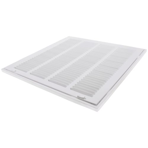 Main product image of 16" x 16" (Wall Opening Size) Sidewall/Ceiling Return Air Filter Grille, 1/2" (White)