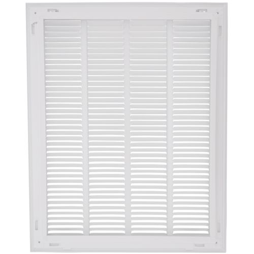 Main product image of 16" x 20" (Wall Opening Size) Sidewall/Ceiling Return Air Filter Grille, 1/2" (White)