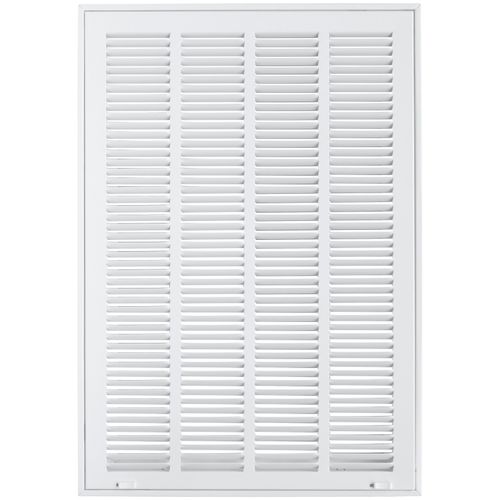 Main product image of 16" x 24" (Wall Opening Size) Sidewall/Ceiling Return Air Filter Grille w/ 1/2" Fin Spacing (White)