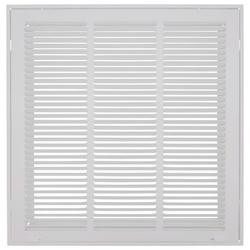 Main product image of 18" x 18" (Wall Opening Size) Sidewall/Ceiling Return Air Filter Grille, 1/2" (White)