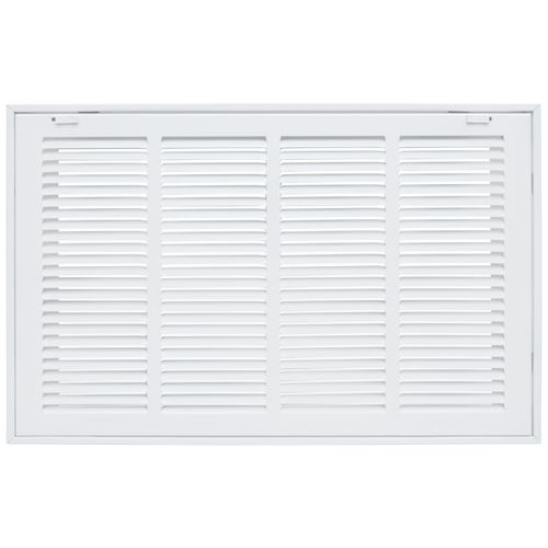 Main product image of 20" x 12" (Wall Opening Size) Sidewall/Ceiling Return Air Filter Grille w/ 1/2" Fin Spacing (White)