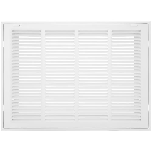 Main product image of 20" x 14" (Wall Opening Size) Sidewall/Ceiling Return Air Filter Grille, 1/2" (White)