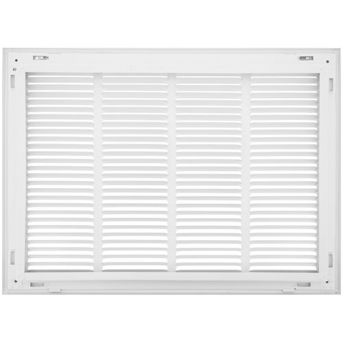 Main product image of 20" x 14" (Wall Opening Size) Sidewall/Ceiling Return Air Filter Grille, 1/2" (White)