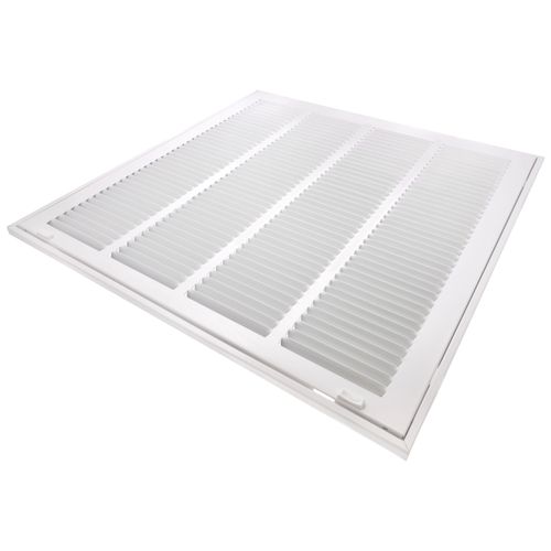 Main product image of 20" x 20" (Wall Opening Size) Sidewall/Ceiling Return Air Filter Grille, 1/2" (White)