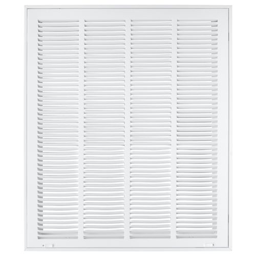 Main product image of 20" x 24" (Wall Opening Size) Sidewall/Ceiling Return Air Filter Grille w/ 1/2" Fin Spacing (White)