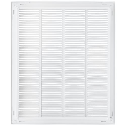 Main product image of 20" x 24" (Wall Opening Size) Sidewall/Ceiling Return Air Filter Grille w/ 1/2" Fin Spacing (White)