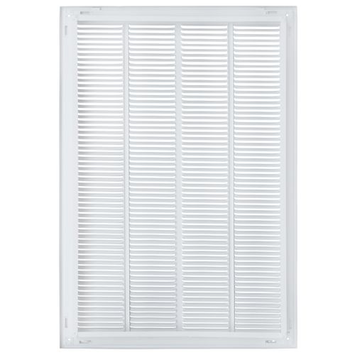 Main product image of 20" x 30" (Wall Opening Size) Sidewall/Ceiling Return Air Filter Grille w/ 1/2" Fin Spacing (White)