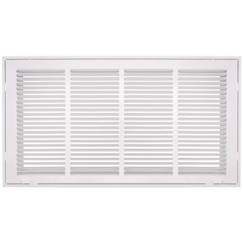 Main product image of 24" x 12" (Wall Opening Size) Sidewall/Ceiling Return Air Filter Grille, 1/2" (White)