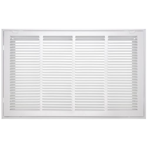 Main product image of 24" x 14" (Wall Opening Size) Sidewall/Ceiling Return Air Filter Grille, 1/2" (White)
