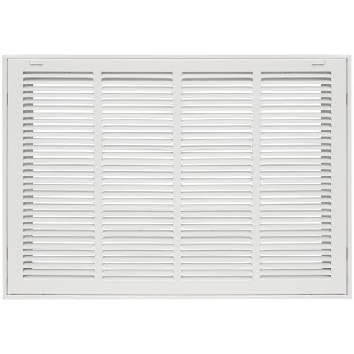 Main product image of 24" x 16" (Wall Opening Size) Sidewall/Ceiling Return Air Filter Grille w/ 1/2" Fin Spacing (White)