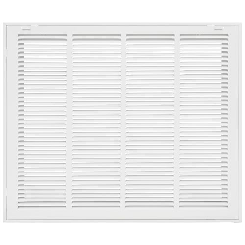 Main product image of 24" x 20" (Wall Opening Size) Sidewall/Ceiling Return Air Filter Grille w/ 1/2" Fin Spacing (White)