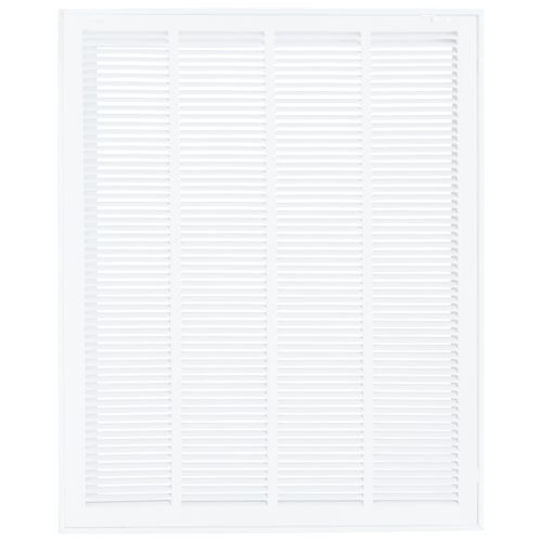 Main product image of 24" x 30" (Wall Opening Size) Sidewall/Ceiling Return Air Filter Grille w/ 1/2" Fin Spacing (White)