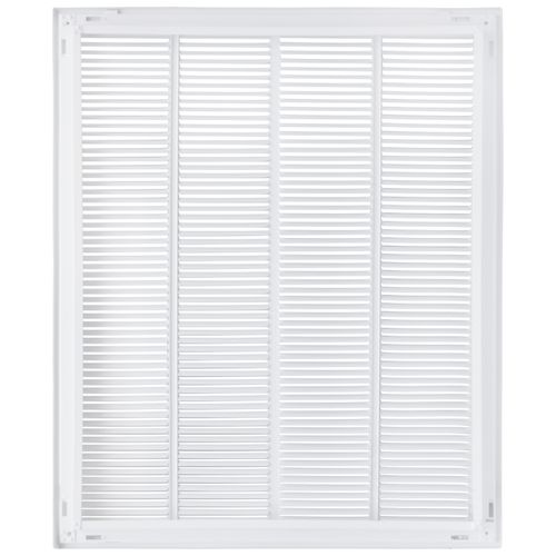 Main product image of 24" x 30" (Wall Opening Size) Sidewall/Ceiling Return Air Filter Grille w/ 1/2" Fin Spacing (White)