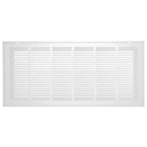 Main product image of 30" x 12" (Wall Opening Size) Sidewall/Ceiling Return Air Filter Grille, 1/2" (White)