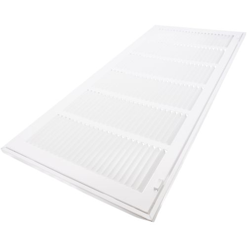 Main product image of 30" x 12" (Wall Opening Size) Sidewall/Ceiling Return Air Filter Grille, 1/2" (White)