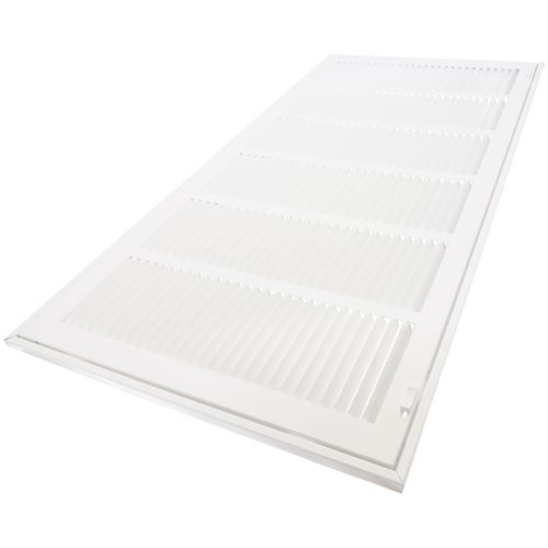 Main product image of 30" x 14" (Wall Opening Size) Sidewall/Ceiling Return Air Filter Grille, 1/2" (White)