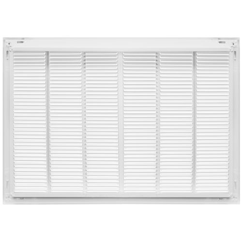 Main product image of 30" x 20" (Wall Opening Size) Sidewall/Ceiling Return Air Filter Grille, 1/2" (White)