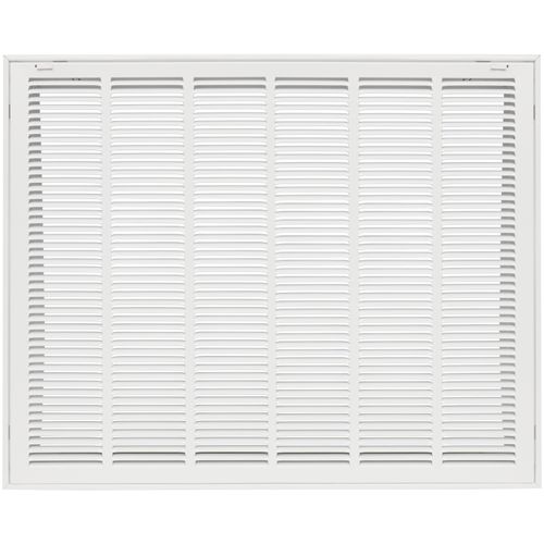 Main product image of 30" x 24" (Wall Opening Size) Sidewall/Ceiling Return Air Filter Grille w/ 1/2" Fin Spacing (White)
